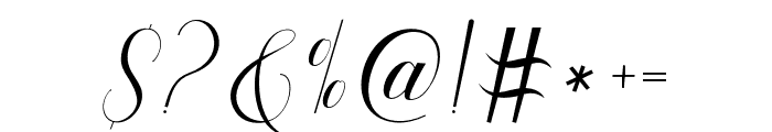 SmoothlineScript Font OTHER CHARS