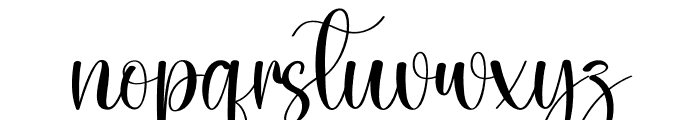 Smoothly Font LOWERCASE