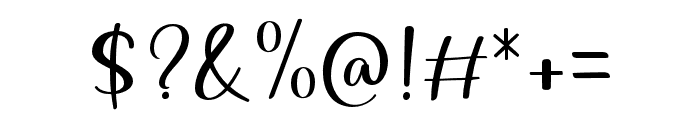 SmoothyButter-Regular Font OTHER CHARS