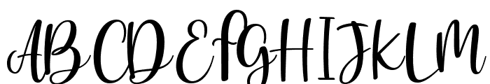 SmoothyButter-Regular Font UPPERCASE