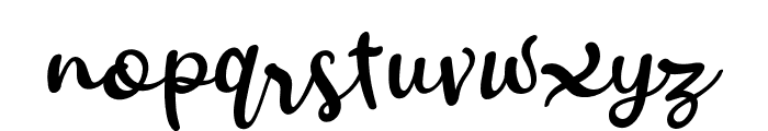 Smoothy Font LOWERCASE
