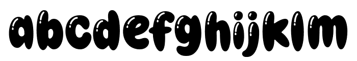 Smooty Bubbles Font LOWERCASE