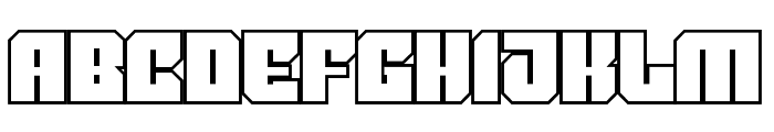 Smugbuld-Outline Font UPPERCASE