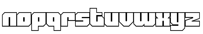 Smugbuld-Outline Font LOWERCASE