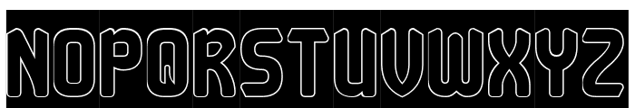 Snack Bite-Hollow-Inverse Font UPPERCASE