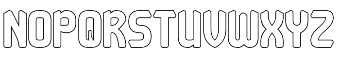 Snack Bite-Hollow Font UPPERCASE