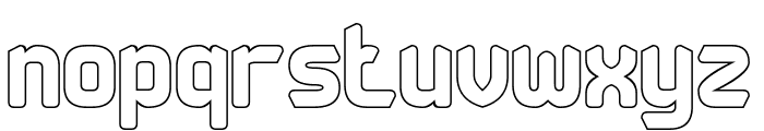 Snack Bite-Hollow Font LOWERCASE