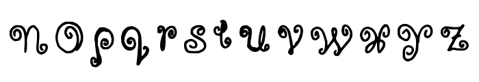 Snaili Regular Font LOWERCASE