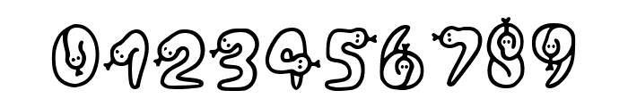 Snaky Snake Font OTHER CHARS