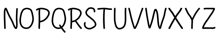 Snappy Child Regular Font UPPERCASE