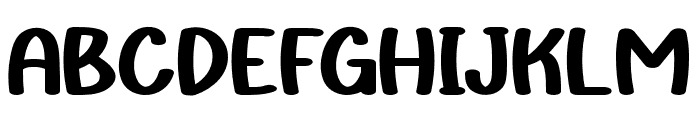 Snooby Font UPPERCASE