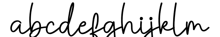 Snoopy Signature Font LOWERCASE