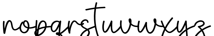 Snoopy Signature Font LOWERCASE