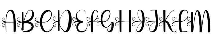 Snoowtree Font UPPERCASE