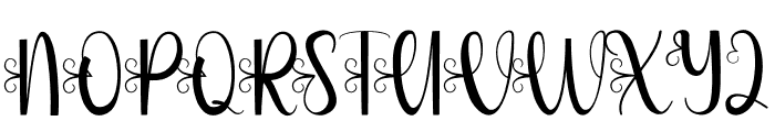 Snoowtree Font UPPERCASE