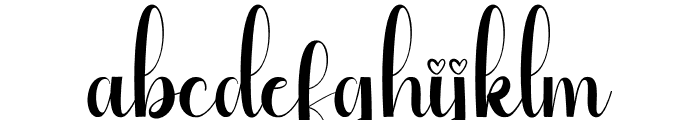 Snoowtree Font LOWERCASE