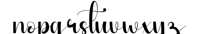 Snoowtree Font LOWERCASE