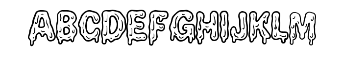 Snot Slime By Squeeb Cr Regular Font UPPERCASE