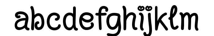 Snow Atisen Regular Font LOWERCASE