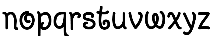 Snow Atisen Regular Font LOWERCASE