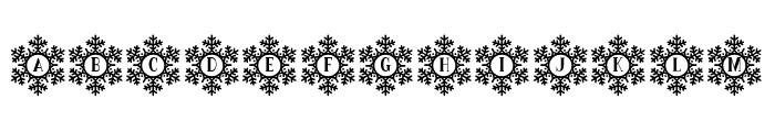 Snow Cold Font UPPERCASE