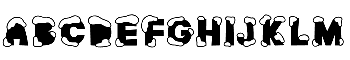 Snow Coolly Font LOWERCASE