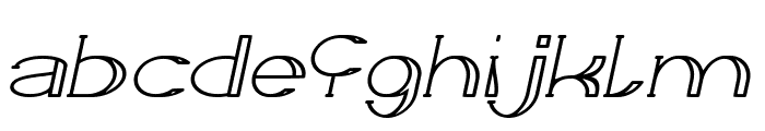 Snow Flake Bold Italic Font LOWERCASE