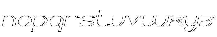 Snow Flake Italic Font LOWERCASE