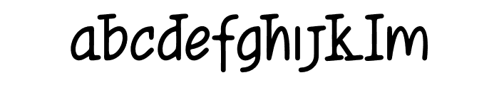 Snow Jhengky Font LOWERCASE