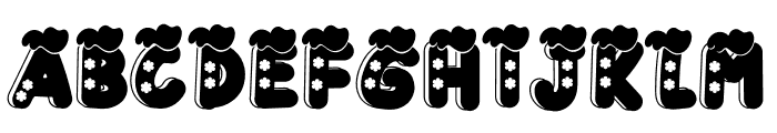 Snow Love Font UPPERCASE