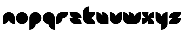 Snow Mask Bold Font LOWERCASE