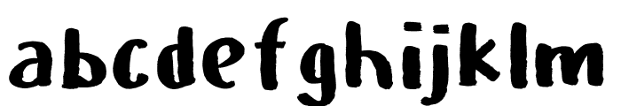 SnowUP Font LOWERCASE