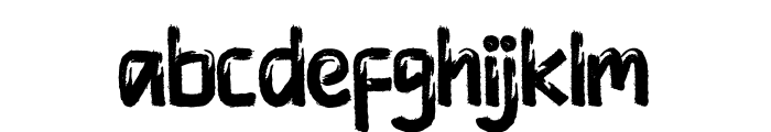 Snowbare Font LOWERCASE