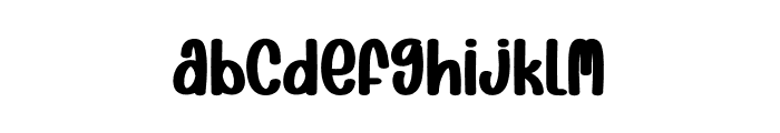 Snowboard Font LOWERCASE