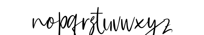 Snowdem Christmas Script Font LOWERCASE