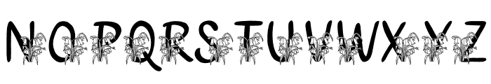 Snowdrop Doodle Font UPPERCASE