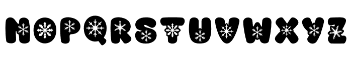 Snowdust Font UPPERCASE