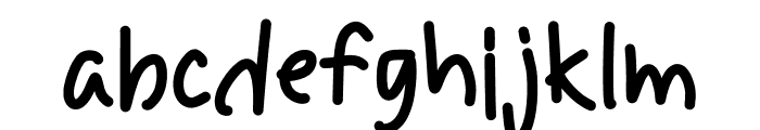 Snowflake Regular Font LOWERCASE