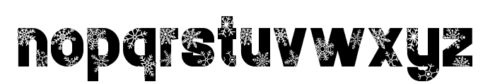 Snowflake Semi Bold   Font LOWERCASE