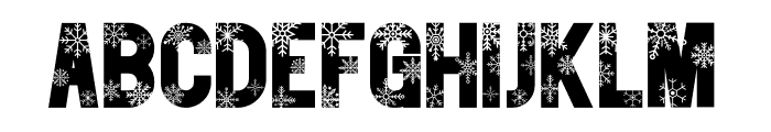 Snowflake-SemiBold Font UPPERCASE