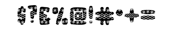 Snowflake Wave Font OTHER CHARS
