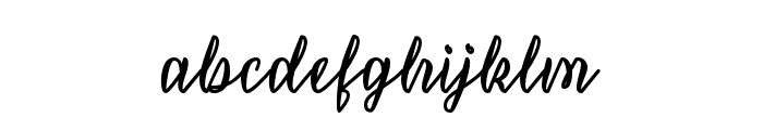 SnowflakeCalligraphy Font LOWERCASE