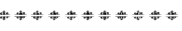 SnowflakeChristmasMonogram-Rg Font LOWERCASE