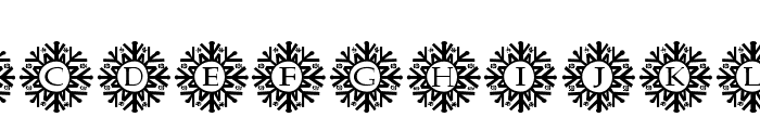 SnowflakeMonogram Font LOWERCASE