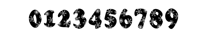Snowflakes Falling Font OTHER CHARS