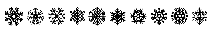 Snowflakes Font Regular Font OTHER CHARS