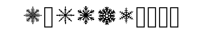 Snowflakes Font Regular Font OTHER CHARS