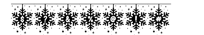 Snowflakes String Regular Font OTHER CHARS