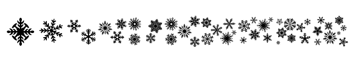 Snowflakes_Stompstock Font OTHER CHARS