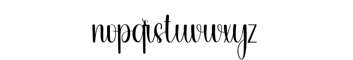 Snowhouse Font LOWERCASE